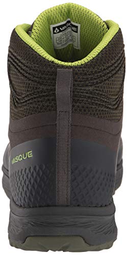 Vasque Men's Breeze Lt Low Gtx Gore-Tex Waterproof Breathable Hiking Shoe, Beluga/Lime Green, 11 M Us #TOP2