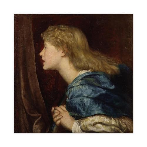 Impression sur toile Dame Alice Ellen Terry par Watts 71x71 cm