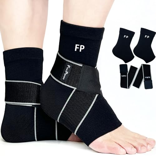 Ankle Support Brace for Women Men, 1 Pair Achilles Tendonitis
