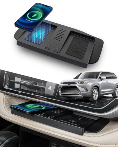 Wireless Charger for Toyota Highlander 2020 2021 2022