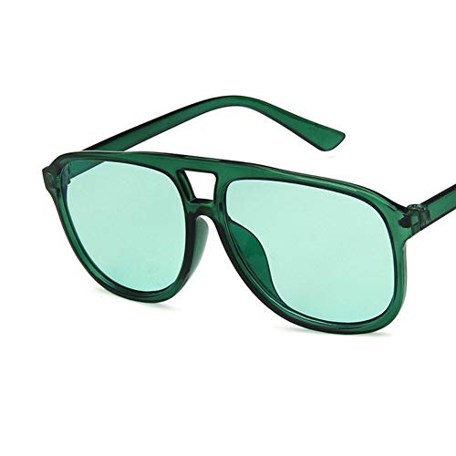Image of Shiratori Candy Color Trendy Hip-Hop Sunglasses - Oversized Ocean Lens Shades for Men and Women