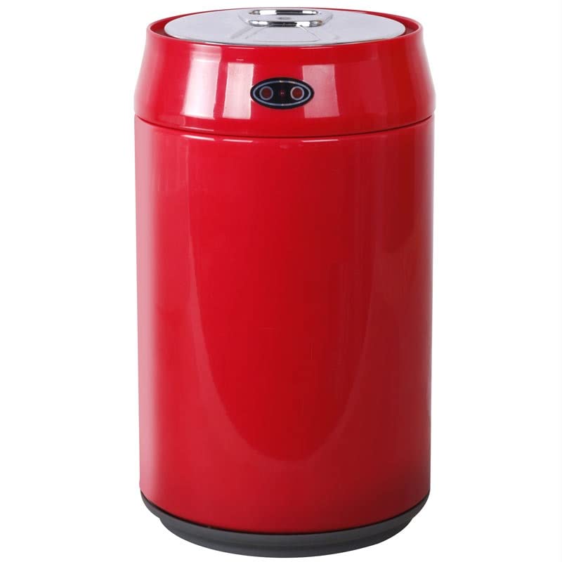 Seau décoration acier inoxydable à ouverture automatique : l'élégance du mini capteur