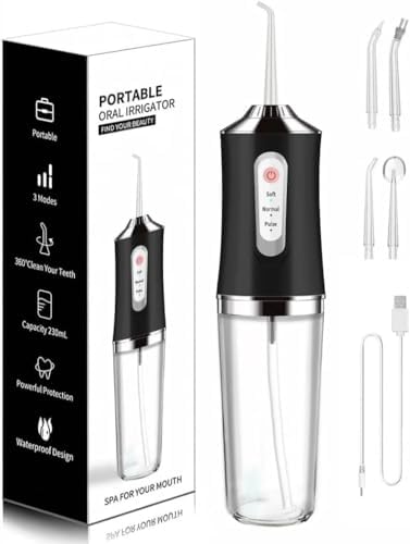 Water-Flosser-Cordless-Teeth-Cleaner MAKJUNS Water Dental Flosser...