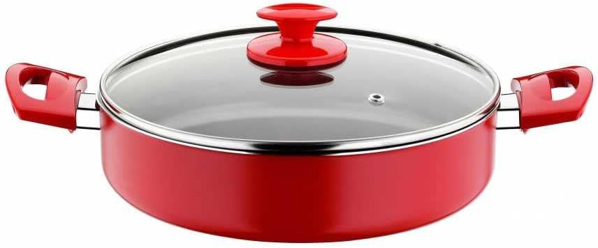 Papilla Redio 26 Cm Karnıyarık Tencere, Kırmızı