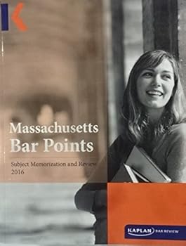Unknown Binding Kaplan Massachusetts Bar Points Subject Memorization and Review 2016 Book