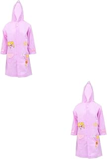 Poncho 2 Peças Capa De Chuva Infantil Jaqueta De Chuva Jaqueta De Chuva Infantil Desenho Animado Chuva Viagem Essencial Crianças Capa De Chuva Infantil Conveniente De Chuva