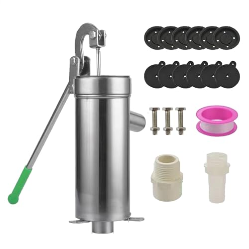 Pompa manuale Well – efficiente a mano – Pompa ergonomica per fontana manuale per giardino Yard Farm Industrial