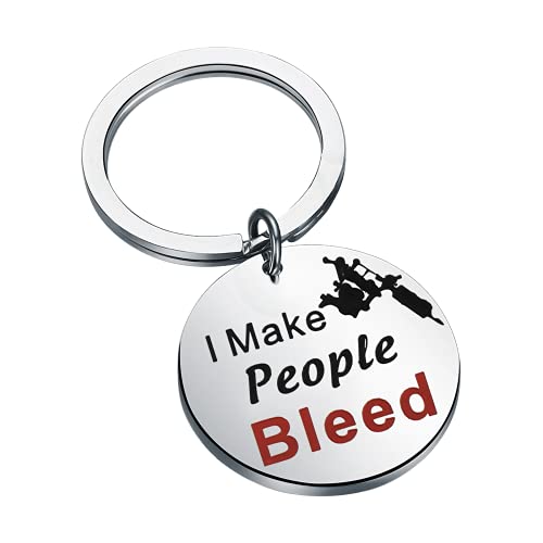 AKTAP Tattoo Lover Keychain - Tattooer Jewelry Body Art Modification