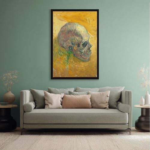 Crâne de Vincent Van Gogh 1887 impression murale pour briser la monotonie
