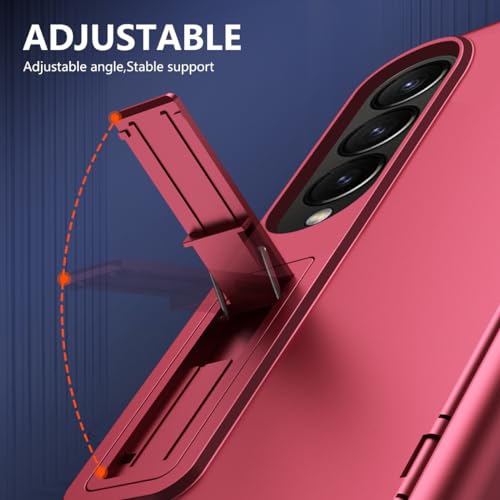 Étui Galaxy Z Fold 4 rouge avec protection charnière et support - 3