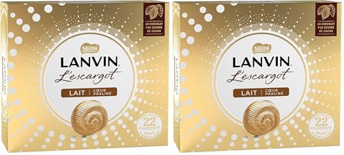 LANVIN L'Escargot - Chocolat au Lait - 362 g (Lot de 2)