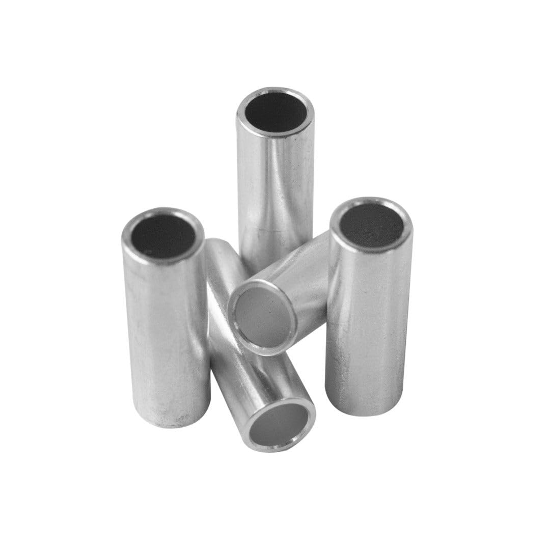 Aluminum Spacer 1/2" OD x 3/8" ID x Choose Your Length, Round Spacer Unthreaded Standoff Bushing Plain Finish, Fits Screws Bolts 5/16 or M8 by Metal Spacers Online (1-1/2" Length, 25 Pack)…