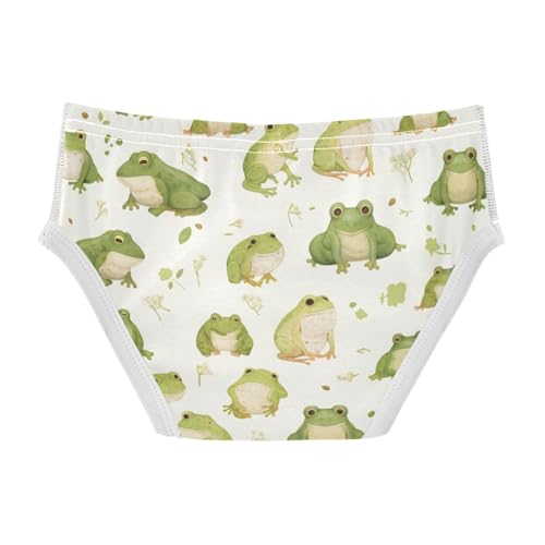 KLL Cute Frog Pattern Baby Boys Soft Boxer Briefs Breathable Children Panties2
