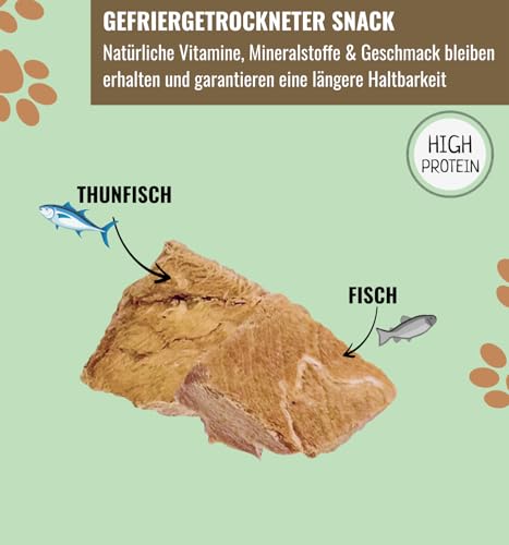 RiNa`s 100% Thunfisch - Gefriergetrocknete Hundeleckerli 90g