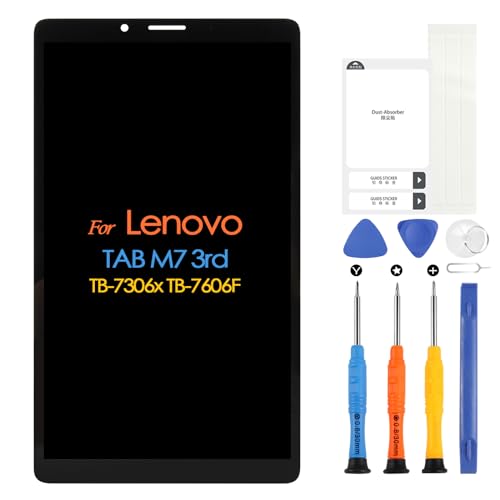 Pantalla LCD para Lenovo Tab M7 3rd TB-7306F TB-7306 TB-7306X, 7 pulgadas Pantalla Replacement,...