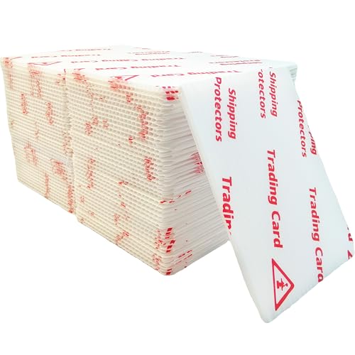 140 Pack Trading Card Shipping Protector – Rigid Card Mailers Supplies for Collectors and Hobby Trade Resist Dings and Damage During Shipping - Cards Armor Defend Sport, Baseball, Trading Cards Bends