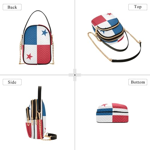 Image of Patriot Flag Cell Phone Purse Crossbody Handbag Durable Shoulder Bag Sturdy Travel Pouch
