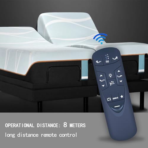 Télécommande de rechange RF502A JLDK.33.01.37 pour sommier réglable Ergo Noir - 4