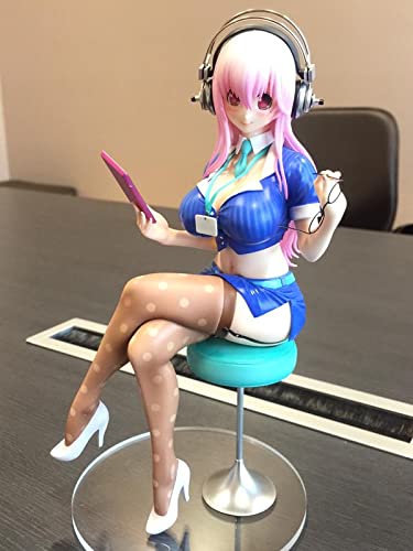 Heseks Super Sonico Office Lady 1/7 Pvc Figurine Collectible Model Doll Ornaments #TOP1