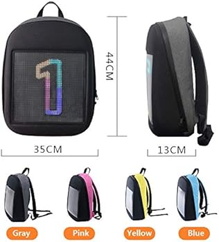 led screen dynamic backpack
