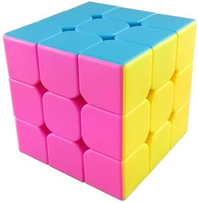 Moyu AoLong V2 3x3x3 Speed Cube Enhanced Edition HGH Bright Stickerless - Pink