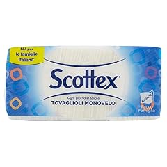 SCOTTEX Tovaglioli 1 Velo 33X33 Bianchi Famiglia 240 Pezzi