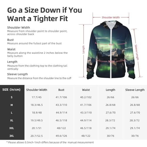 Chaqueta para hombre con protección solar UPF 50+ manga larga con capucha miniatura 5