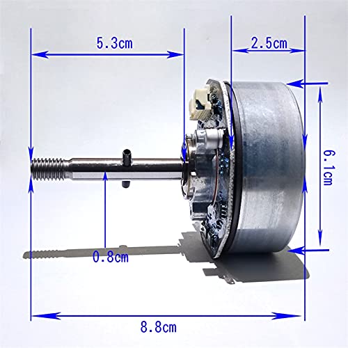 Nidec 48F704M170 motor dimensions diagram