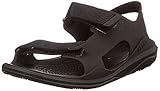 Crocs Unisex Heels Open Toe Sandals, Black (Black/Black 060), 8 US Women