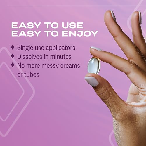 Image of K-Y Liquibeads Silicone-Based Formula 6 Bead Inserts and 6 Applicators Vaginal Moisturizer & Lube for More Comfortable Sex for Men, Women and Couples (3 Pack)