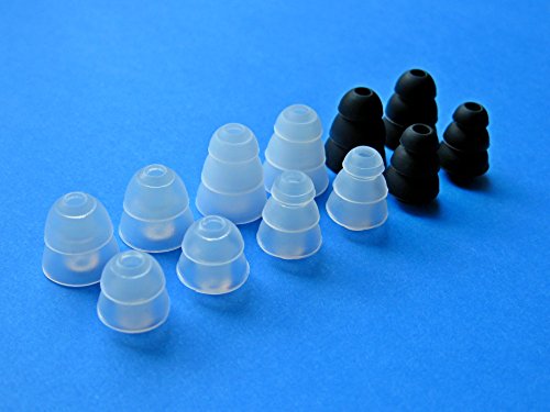 Comfort Fit Kit (FL) Replacement Eartips Earbuds Eargels Compatible with Etymotic etyBLU2, ER-4