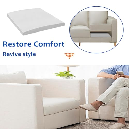 Miniatura 6 de Genérico Reparación De Hundimiento De Cojines, 2 3 4 6 Piezas De 50x50cm Almohadillas De Espuma De Alta Densidad Para Sofá, Tablas De Soporte Para Sofá, Se Aplica A De Sofá Cama,Gris,2pcs