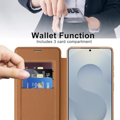 Étui en cuir synthétique de qualité supérieure pour Samsung S25 - 3