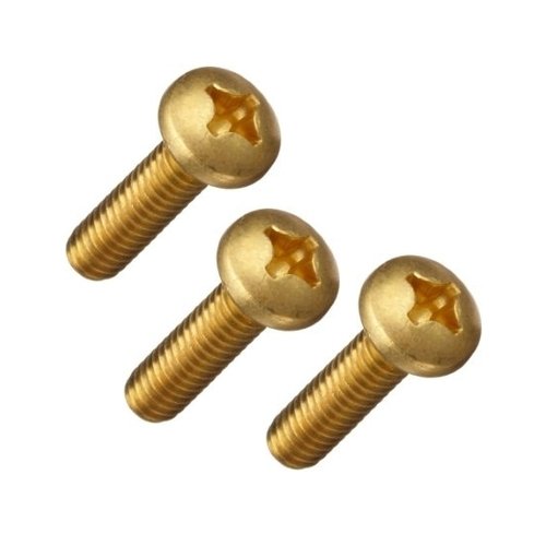 #10-32 x 1 Machine Screw, Brass, (inch) Head Style: Pan, (Quantity: 100) Drive: Phillips, Point: Thread: Fine Thread (UNF), RoHS Compliant