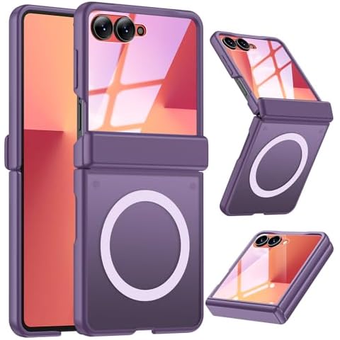 LEIAU Slim Transparent Case for Samsung Galaxy Z Flip 7 5G Cover