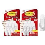 Command Large Utility Hooks, 14-Hooks, 24-Strips, Organize Damage-Free