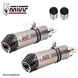 SUZUKI DL V-STROM 650 Auspuff MIVV Oval 2004-2006 Titan + Kat