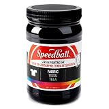 Speedball 4600 Fabric Screen Printing Ink, 32 fl oz., Black