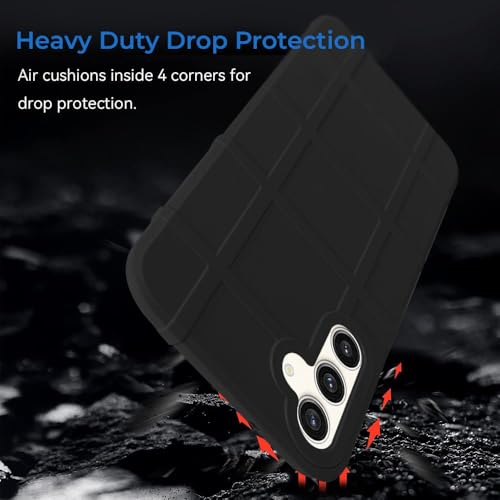 Image of Amazon Basics Shockproof Back Case Cover for Samsung Galaxy S23 Pro 5G | 360 Degree Protection | Slim Protective Case | Anti-Scratch Tough TPU Case for Samsung Galaxy S23 Pro 5G (Black)