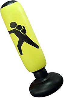 Kisangel Saco De Pancadas Inflável Coluna De Chute Inflável Muay Thai Saco De Chute Brinquedos Brinquedo Inflável Bonecas Infláveis Copo De Descompressão Coluna De Boxe Vertical