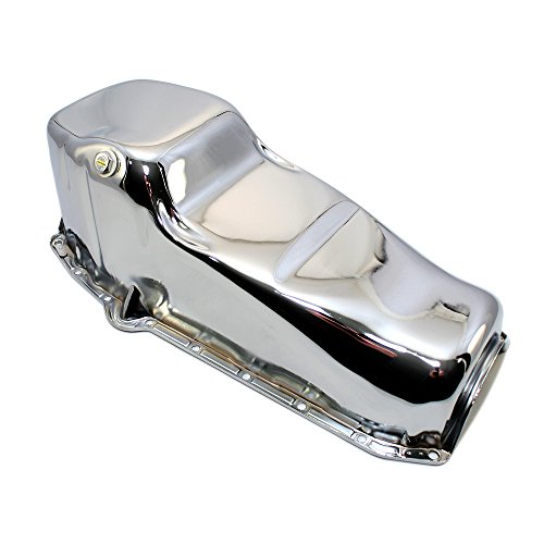 Assault Racing Products A7005 Small Block Chevy Chrome Oil Pan Stock Capacity SBC 283 305 327 350 400