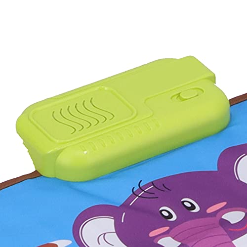 Tapete musical para bebês, sensível ao toque, dobrável, com 9 teclas, para casa para viagens por 18