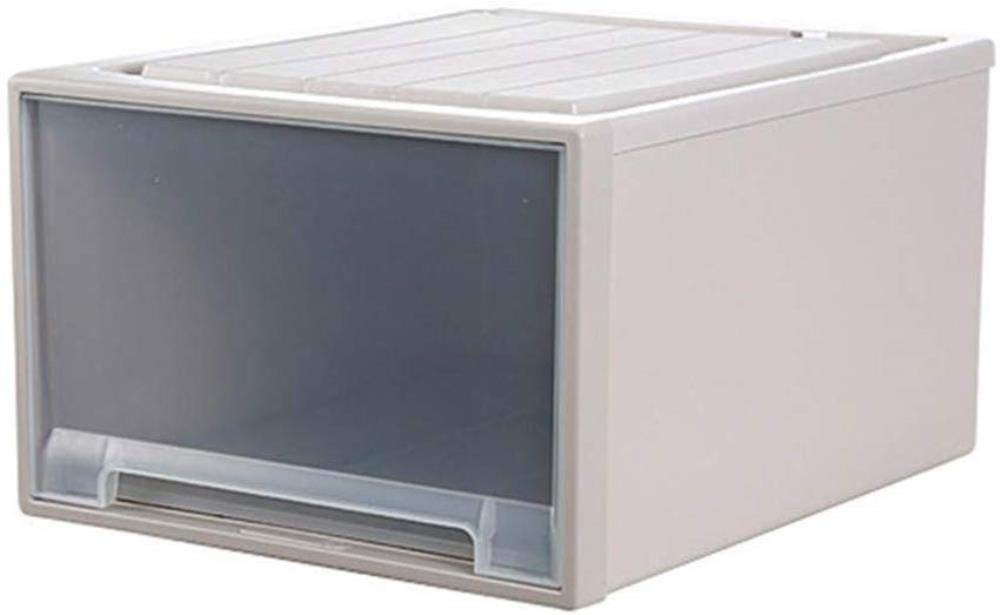 Transparente Kunststoff-Sto-Box, 28 l, Aktenschrank, flach, Schreibbedarf, Regal, Kombinationsschloss, Schrank, Büro, Bücherregal, vielseitig einsetzbar