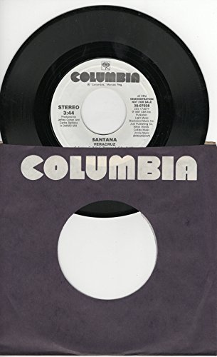 Santana: Veracruz (3:40 Stereo DM/MD Mix) b/w Veracruz (Same 3:40 Stereo DM/MD Mix)
