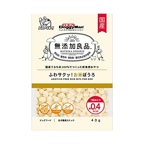 ドギーマンハヤシ 無添加良品 ふわサクッ!お米ぼうろ 40g
