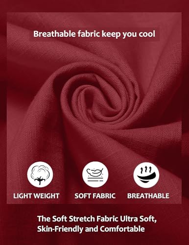 Image of FINIVO FASHION Men's Straight Fit Cotton Blend Kurta with Foldable Sleeves & Formal Collar - Solid Color, Pack of One