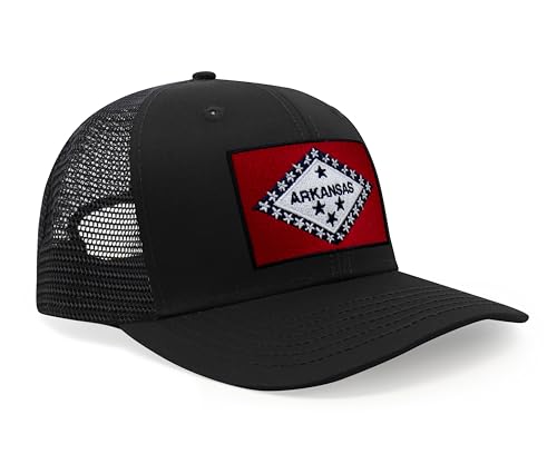 Image of International Tie State Hat for Men and Women, Adjustable Snapback Trucker Baseball Cap with Embroidered Patch