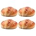 NOLITOY 4Pcs Artificial Bread Fake Simulation Realistic Food French Bread Dessert for Display Props Model