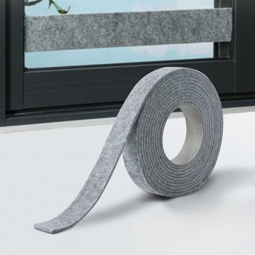 FACAIIO Lot de 2 bandes absorbantes épaisses en feutre pour rebord de fenêtre, protection contre la condensation, séchage rapide, 5 m