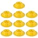 Lot de 5 coquetiers en silicone pour œufs de cuisine, œufs cuits, petit-déjeuner pour pique-nique, camping, jaune